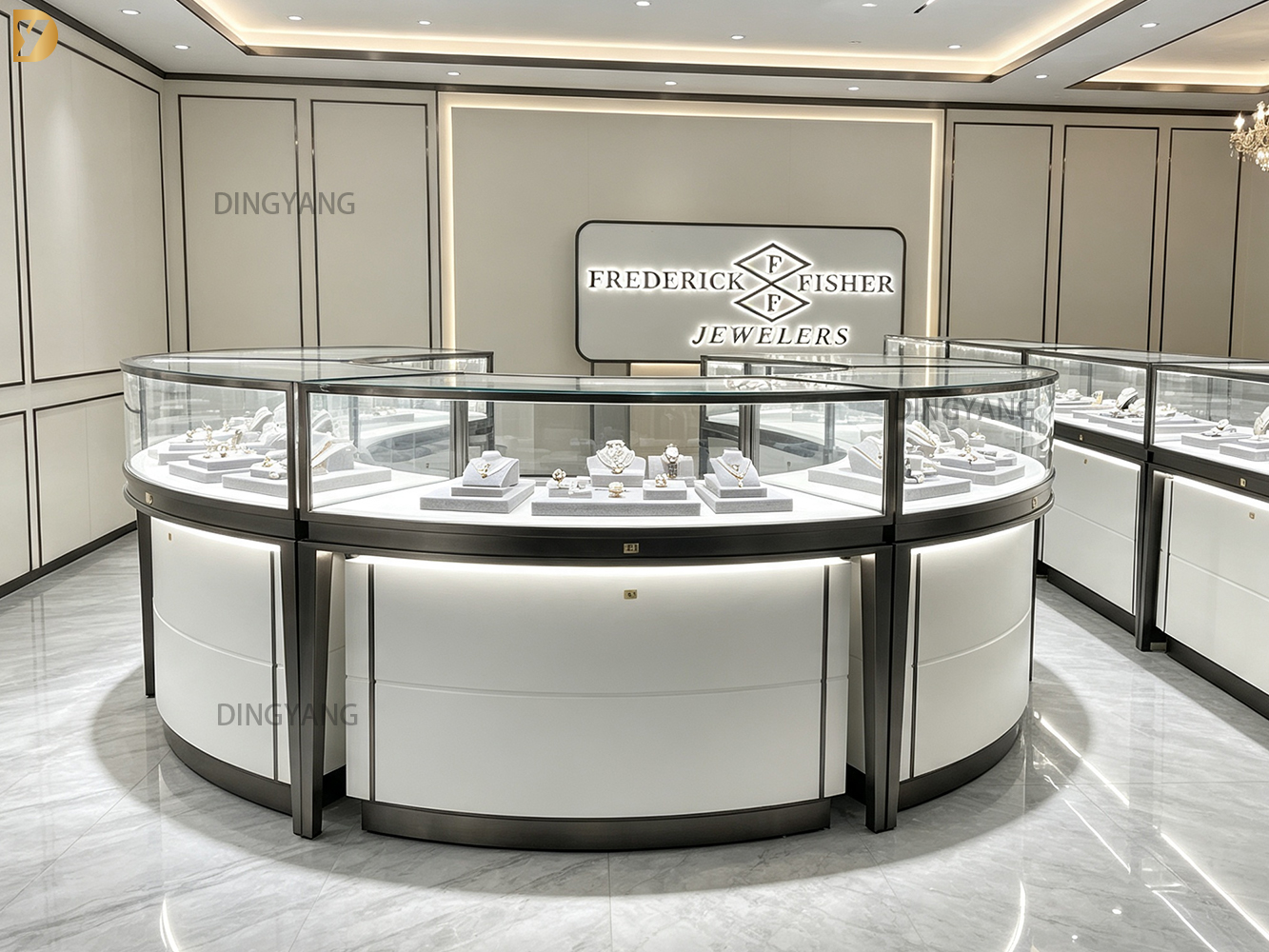 Luxury Jewellery Boutique Cases | Interior Design of Jewellery Shop and Jewellery Display Counters