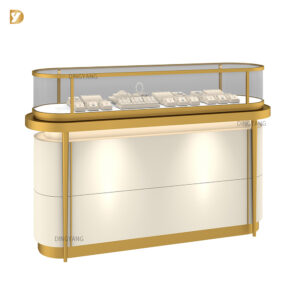 Tempered Glass Jewellery Showcase For Retail Jewelry Shop